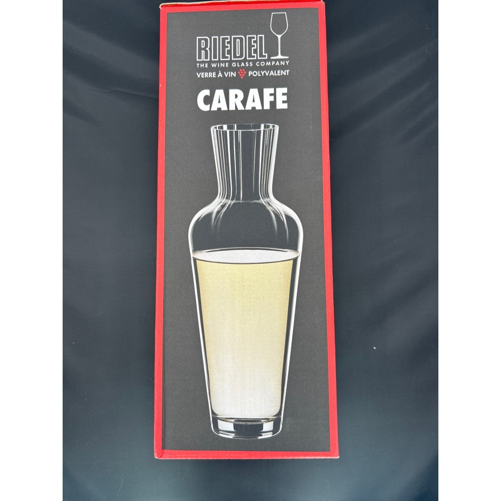 Riedel Wine Friendly Carafe Decanter Crystal Glass Germany 1422/03 Clear 35oz
